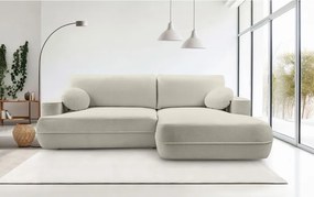 Narożnik FUEGO wolnostojący układ L strona Prawa z funkcją spania w tkaninie Bubble 03