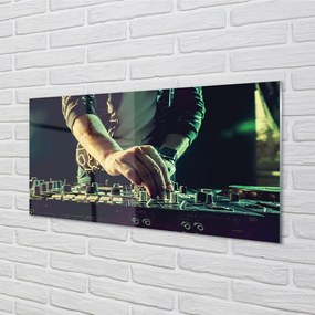 Szklany Panel Konsola DJ słuchawki