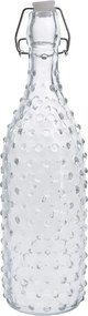 Szklana butelka z zamknięciem typu clip Dots 1 l