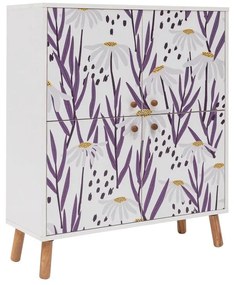 Biała szafka 95x111 cm Multilux – Kalune Design