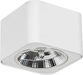 Nowoczesny kwadratowy reflektor biały - Boxer