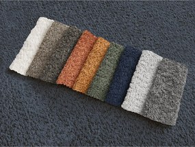 Ciemnoniebieska sofa z materiału bouclé 286 cm Azra – Bobochic Paris