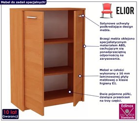 Komoda minimalistyczna olcha z drzwiczkami T5-H37