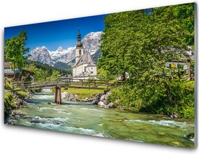 Panel Szklany do Kuchni Klasztor Nad Cichą Wodą