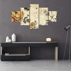 Obraz - Bee Meadow (125x70 cm)