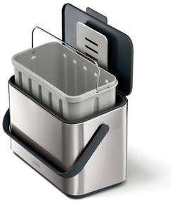 Pojemnik na odpadki organiczne w kolorze srebra 4 l Collect – Joseph Joseph
