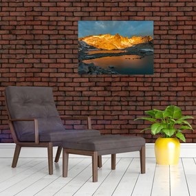 Obraz krajobrazu wysokogórskiego (70x50 cm)