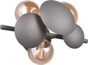 Kinkiet w szaro-złotym kolorze Bubble – Trio Select