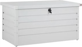 Metalowa skrzynia ogrodowa METALBOX, 385L, 120×62×63cm, szara Gardebruk