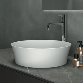 Biała ceramiczna okrągła umywalka ø 40 cm Ipalyss – Ideal Standard