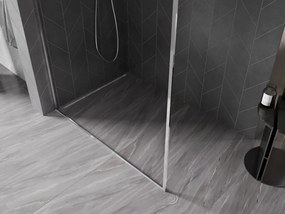 Mexen Kioto-XF L ścianka prysznicowa Walk-in z ramką 50 x 202 cm, transparent 10 mm, chrom - 800-050-174-01-00-XF