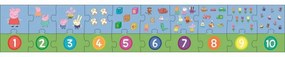 Trefl Puzzle edukacyjne Liczby Świnka Peppa, 20elementów