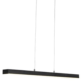 Lampa wisząca czarna z czterostopniowym ściemniaczem, w tym LED z dotykowym ściemniaczem - Oganda Nowoczesny Oswietlenie wewnetrzne