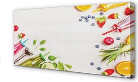 Obraz drukowany na płótnie Zielony Koktajl Witaminowy