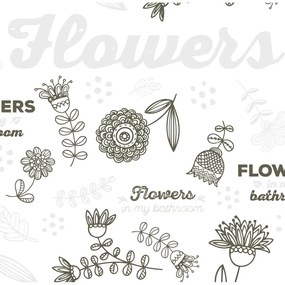 Zasłona prysznicowa 180x200 cm Flowers – MSV