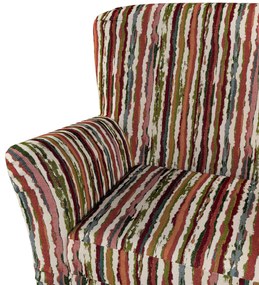 Pokrowiec na fotel Tomelilla wysoki z zakładkami