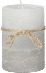 Świeca Silvia 10cm light grey