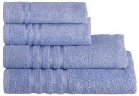 Niebieski bawełniany ręcznik frotte 50x100 cm Simple – Casa Selección