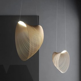 LAMPA LED WISZĄCA LHJ054-1CP DREWNO