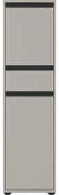 Szara wysoka wąska szafka łazienkowa 33x121 cm Lemont – Germania
