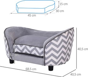 PawHut sofa dla psa legowisko dla psa kanapa dla psa sofa dla psa mata dla psa kota z poduszką