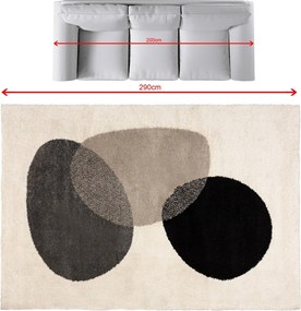 Dywan Royal Nomadic Living 200x290cm cream/dark grey