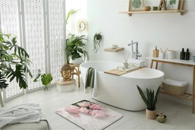 Dywanik łazienkowy Dywanik łazienkowy Kwiaty Goździki