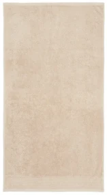 Beżowy ręcznik kąpielowy z bawełny egipskiej frotte 90x140 cm – Bianca