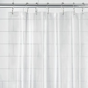 Przezroczysta zasłona prysznicowa iDesign PEVA, 200x180 cm