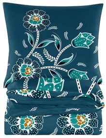 PrzytulneMieszkanie.pl PrzytulneMieszkanie.pl Pościel z mikrofibry SITTO ciemnozielona Rozmiar pościeli: 2 szt 70 x 80 cm | 200 x 220 cm