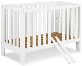 Łóżeczko dziecięce AMELIA II 120x60 białe LITTLE SKY