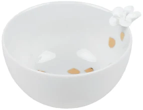 Biała porcelanowa miska FLOWER