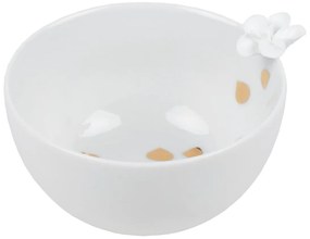 Biała porcelanowa miska FLOWER