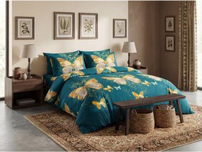PrzytulneMieszkanie.pl PrzytulneMieszkanie.pl Pościel z mikrofibry ZAFIRA niebieska Rozmiar pościeli: 70 x 80 cm | 140 x 200 cm