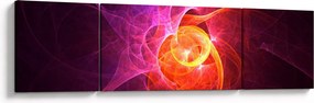 Nowoczesny abstrakcyjny obraz (170x50 cm)