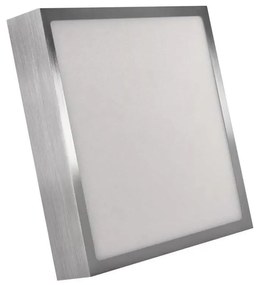 LED Plafon LED/21W/230 3000/3500/4000K 22,5x22,5 cm chrom