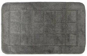 RIDDER 1712300 Mata łazienkowa Delhi z powłokąantypoślizgową 50 x 80 cm, ciemnoszara