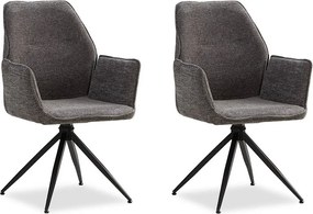 Krzesło jadalniane 61x92,5x60 cm szare Eames