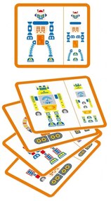 Drewniana przybijanka roboty 45 elementów viga toys