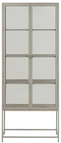 Szara witryna 77x186x35 cm Seaford – Actona