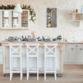 Zegar ścienny Choinka Święta Prezenty Ozdoba