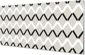 Panel szklany do Kuchni Szlachetny Wzór Diamentowy