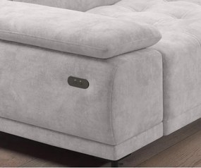 Narożnik FOCUS L z elektryczną regulacją w tkaninie SALVADOR 13 WERSAL