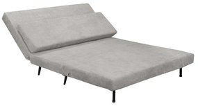 Jasnoszara rozkładana sofa 87 cm Mallory – Støraa