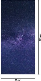Fototapeta na drzwi - Nocne niebo (95x205cm)