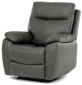Fotel rozkładany 4092 GREY3, vintage, szary