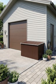 Brązowa otwierana skrzynia ogrodowa A3-P68