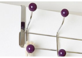 Bordowo-srebrny metalowy wieszak na drzwi 41 cm – Premier Housewares