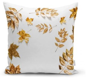 Poszewka na poduszkę Minimalist Cushion Covers Golden Leaves, 42x42 cm