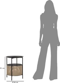 Metalowy okrągły stolik ø 40 cm Osaka – Mauro Ferretti